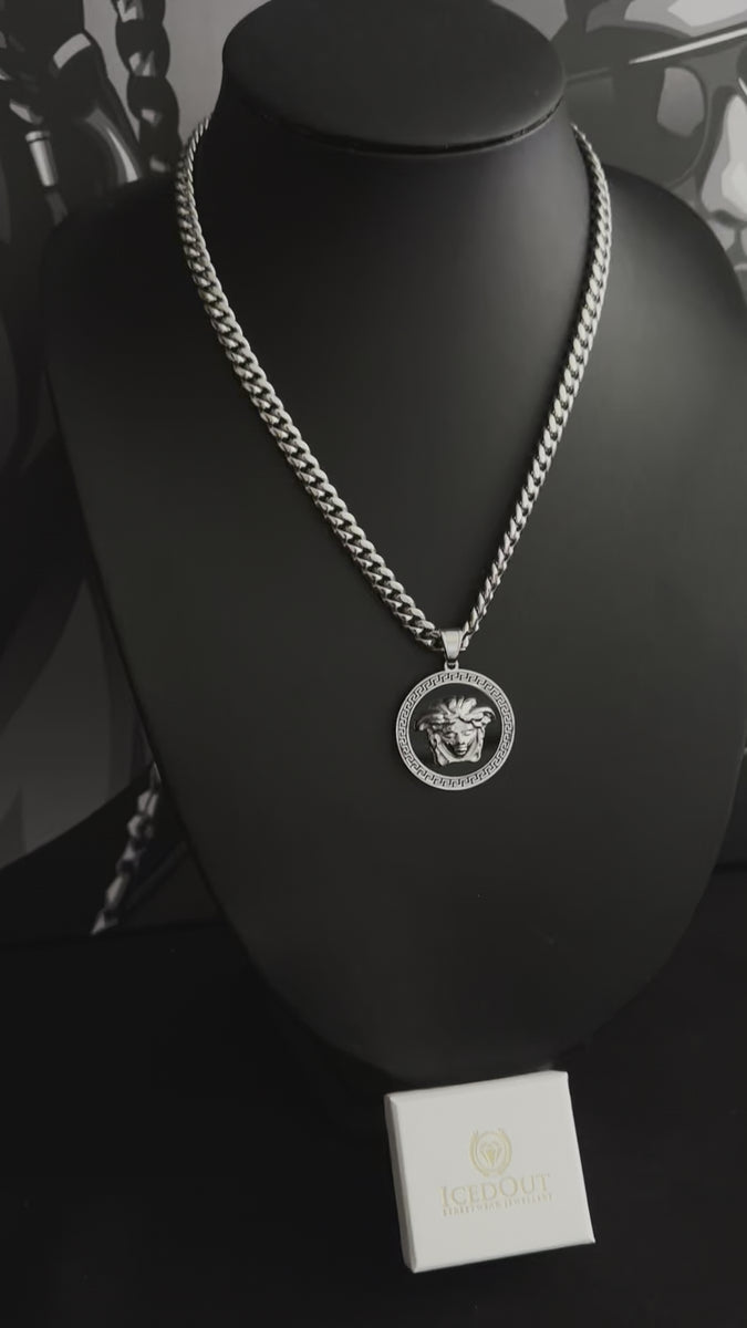 Versace iced out chain sales