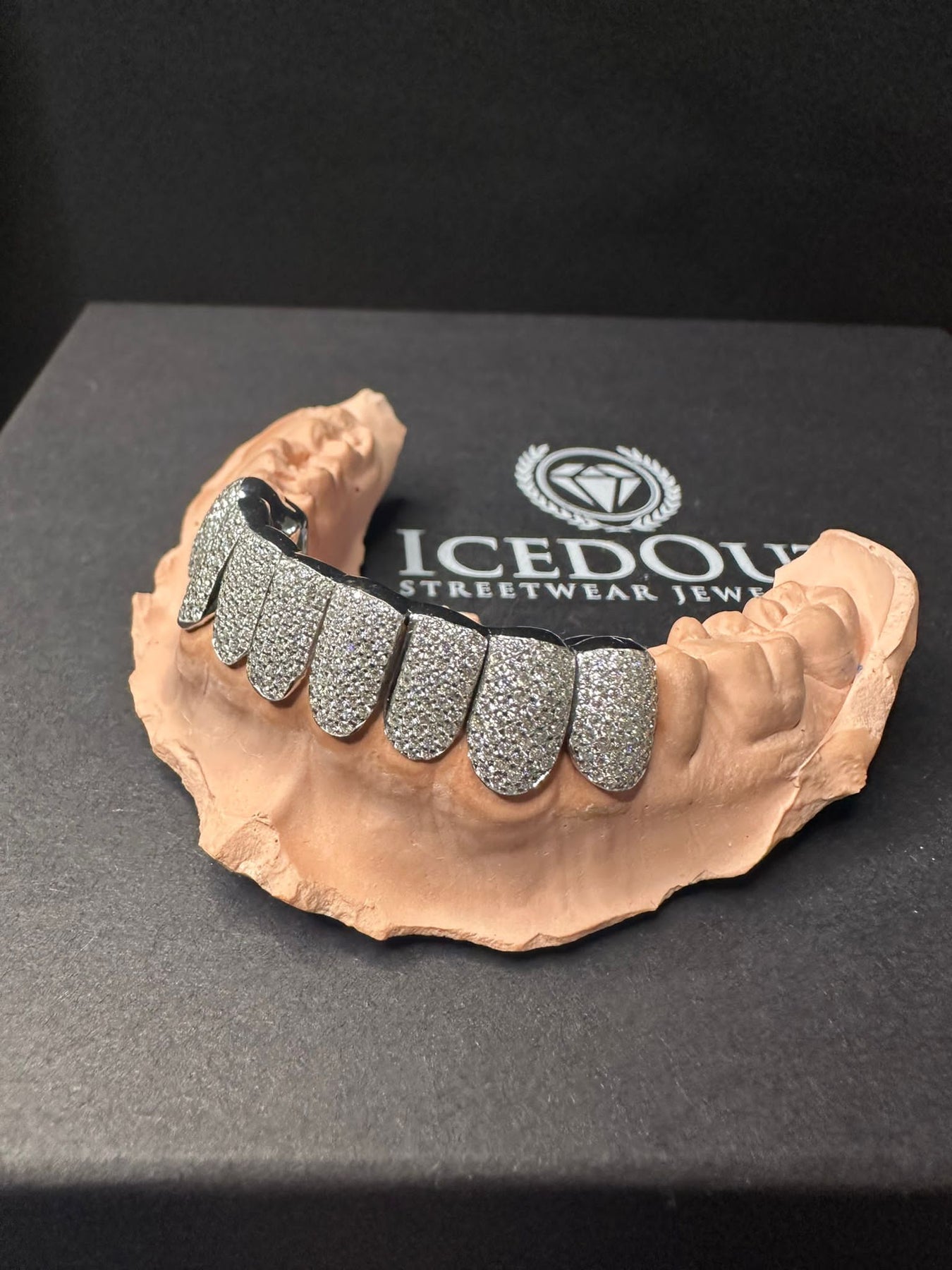 Custom iced deals out grillz