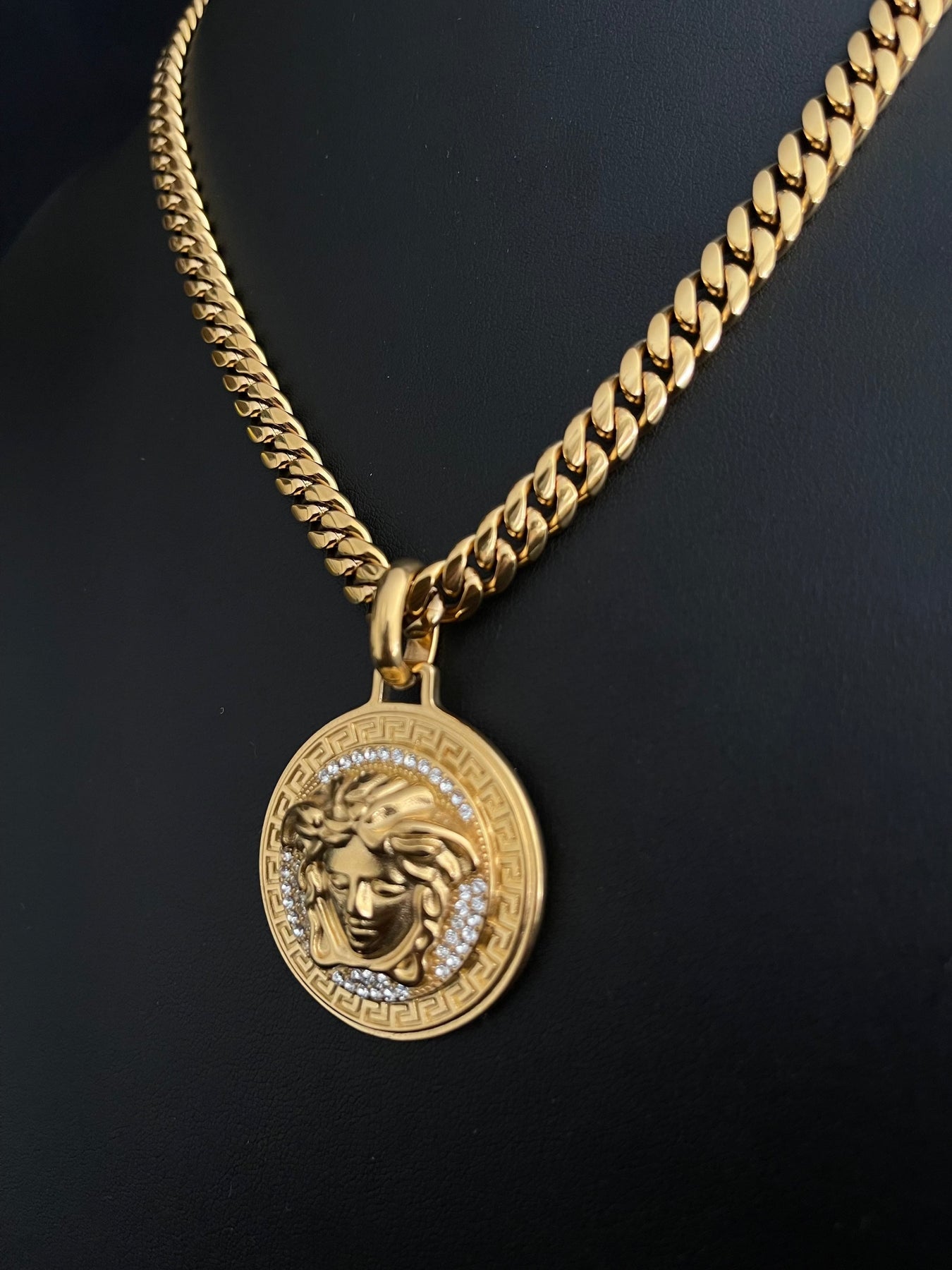 Medusa discount chain pendant